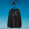 drone-hanging-sweatshirt-mockup-floating-in-blue-sky-over-ocean-modern-surreal-style-0360